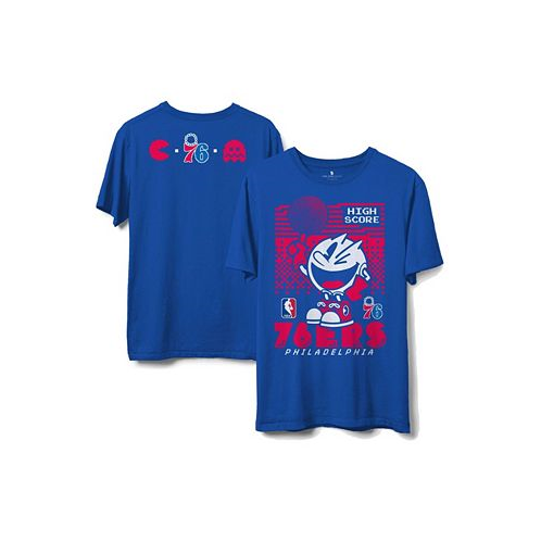 Junk Food Mens Royal Philadelphia 76ers NBA x Pac Man High Score T-shirt