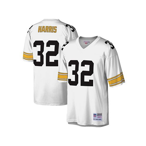 Mitchell & Ness Mens Franco Harris White Pittsburgh Steelers Legacy Replica Jersey