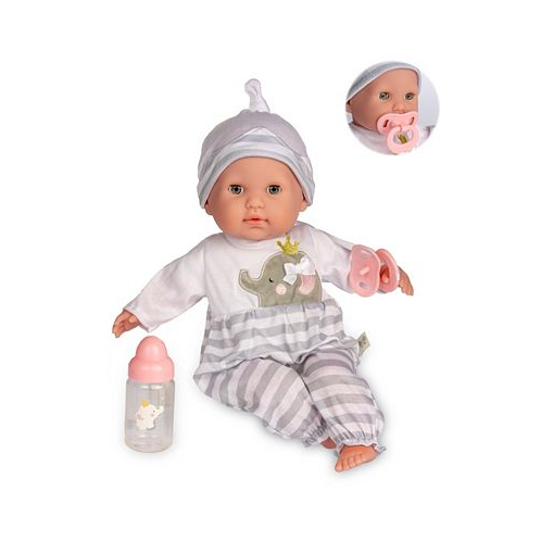 JC TOYS Berenguer Boutique 15 Soft Body Baby Doll Purple Outfit