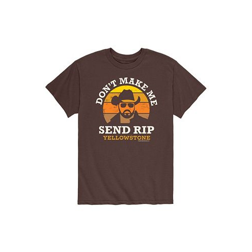 AIRWAVES Mens Yellowstone Dont Make Me Send RIP T-shirt