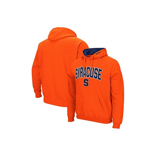 Colosseum Mens Orange Syracuse Orange Arch and Logo 3.0 Pullover Hoodie