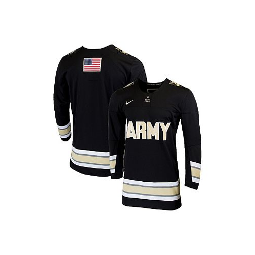 Nike Mens Black Army Black Knights Replica College Hockey Jersey