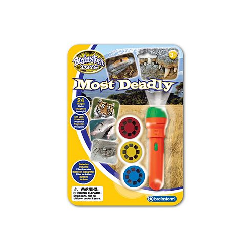 Wildfire Brainstorm Toys Most Deadly Flashlight and Projector Set of 28
