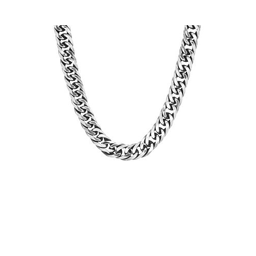 STEELTIME Mens Stainless Steel Cuban Link Chain Necklaces