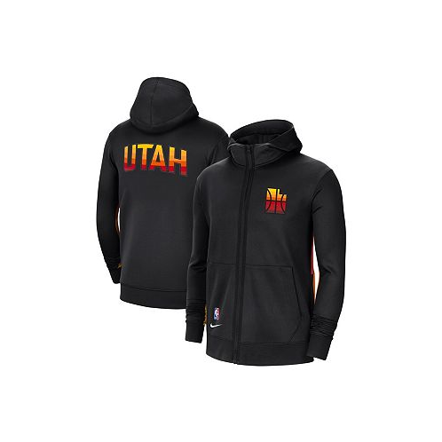 Nike Mens Black Utah Jazz 2020/21 City Edition Showtime Performance Full-Zip Hoodie