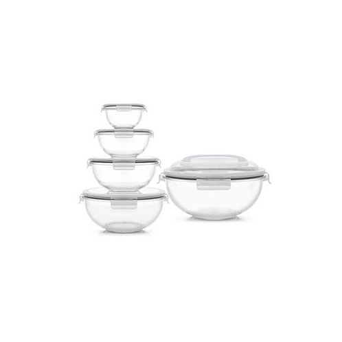 JoyJolt Glass Mixing Bowls with Lids Set of 5