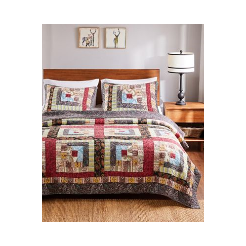 Greenland Home Fashions Colorado Lodge Quilt Set 3-Piece Full - Queen