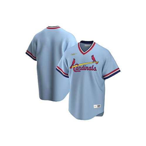 Nike Mens Light Blue St. Louis Cardinals Road Cooperstown Collection Team Jersey