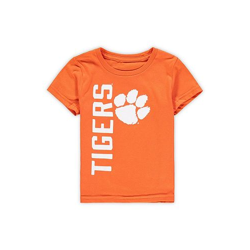 Outerstuff Toddler Unisex Orange Clemson Tigers Big and Bold T-shirt