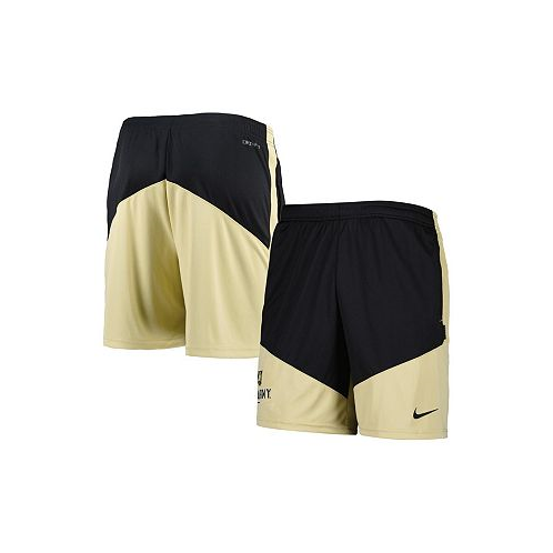 Nike Mens Black and Gold Army Black Knights Performance Player Shorts