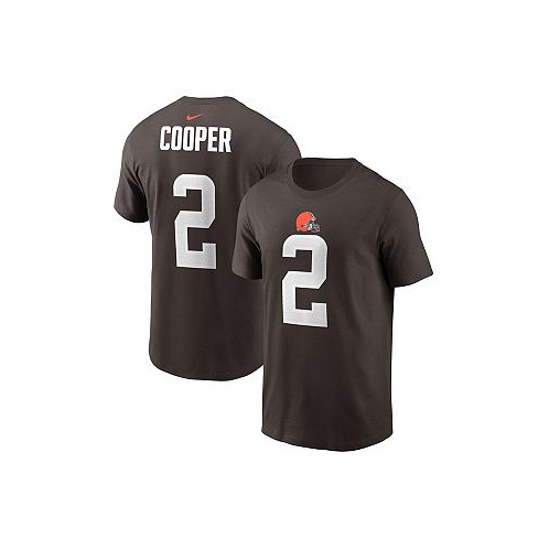 Nike Mens Amari Cooper Brown Cleveland Browns Player Name & Number T-shirt