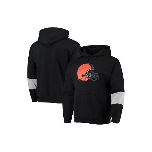Refried Apparel Mens Black Cleveland Browns Pullover Hoodie