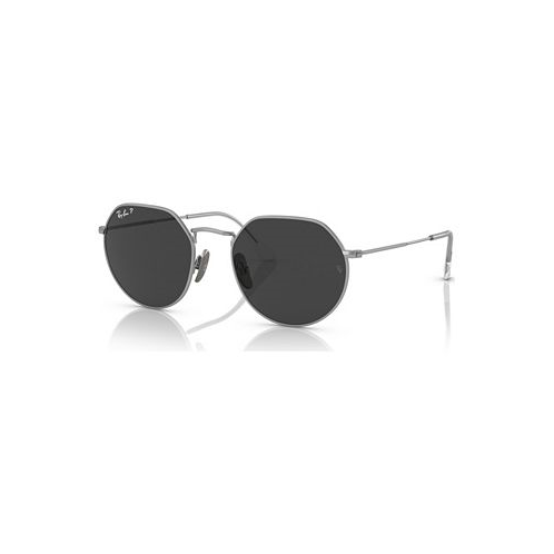 Ray-Ban Unisex Titanium Polarized Sunglasses RB8165