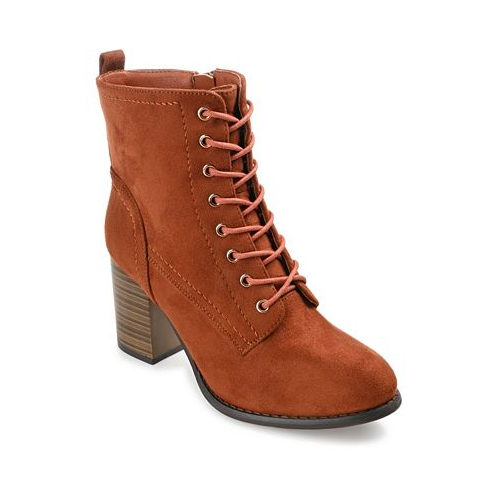 Journee Collection Womens Baylor Lace Up Booties