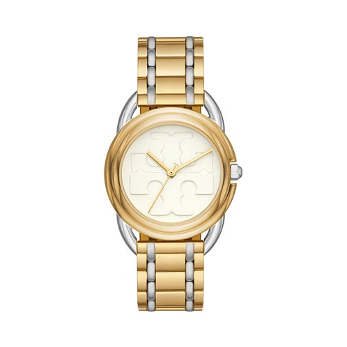 Tory Burch Womens The Miller Two-Tone Stainless Steel Bracelet Watch 32mm