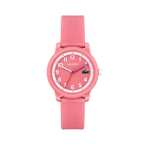 Lacoste Kids L.12.12 Pink Silicone Strap Watch 32mm