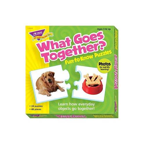 Trend Enterprises Inc. What Goes Together Fun-to-Know Puzzle 3 x 6