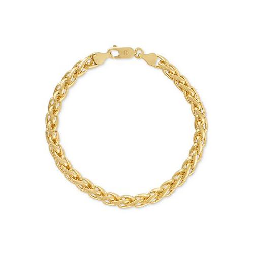 Esquire Mens Jewelry Wheat Link Chain Bracelet
