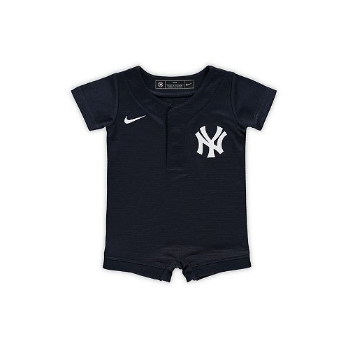 Nike Newborn and Infant Boys and Girls Navy New York Yankees Official Jersey Romper