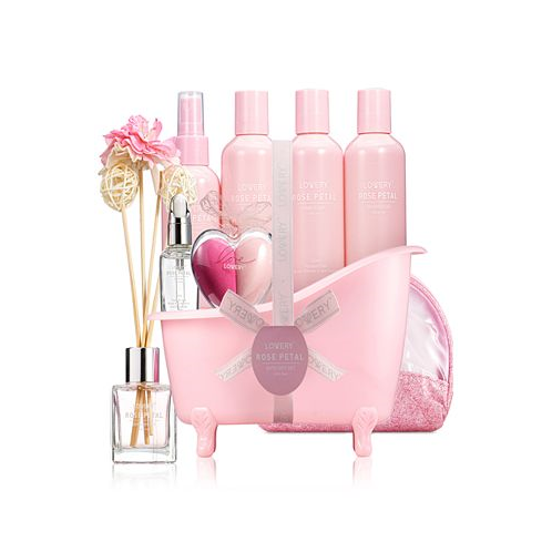 Lovery 17-Pc. Rose Petal Aromatherapy Home Spa Gift Set