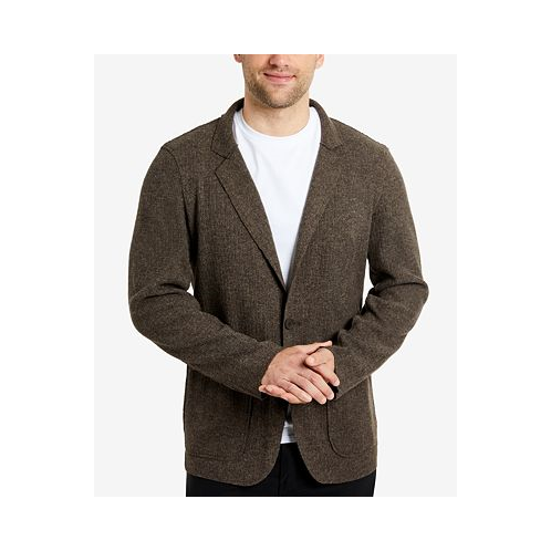 Kenneth Cole Mens Loose-Fit Knit Flex Sportcoat