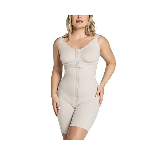 Leonisa Womens Sculpting Body Shaper with Built in Back Support Bra 18520