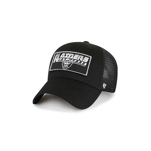 47 Brand Big Boys Black Las Vegas Raiders Levee MVP Trucker Adjustable Hat