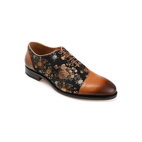Taft Mens Paris Handcrafted Leather and Jacquard Dress Shoes