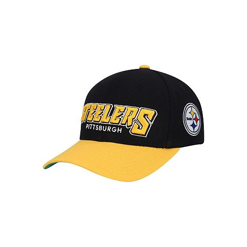 Mitchell & Ness Big Boys Black Gold Pittsburgh Steelers Shredder Adjustable Hat