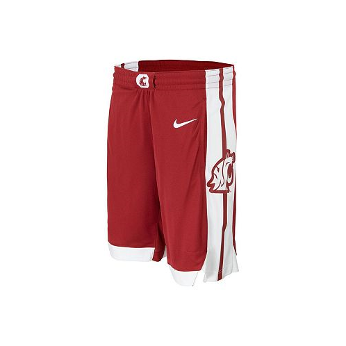 Nike Mens Crimson Washington State Cougars Team Logo Replica Basketball Shorts