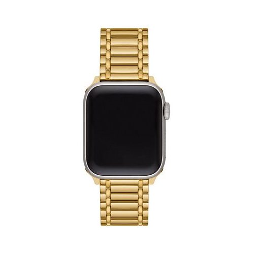 Tory Burch Womens The Miller Gold-Tone Stainless Steel Link Bracelet For Apple Watch 38mm/40mm/41mm