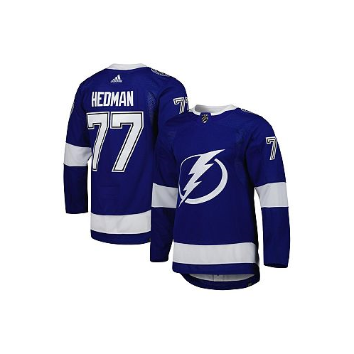 Adidas Mens Victor Hedman Blue Tampa Bay Lightning Home Authentic Pro Player Jersey