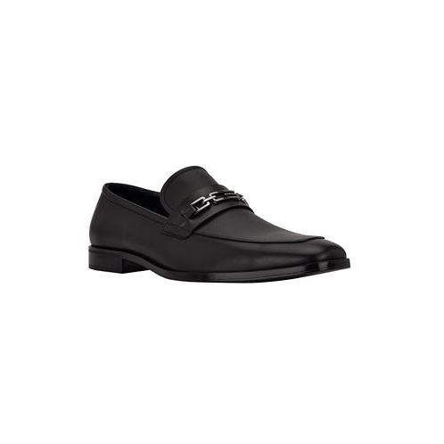 GUESS Mens Hendo Square Toe Slip On Dress Loafers