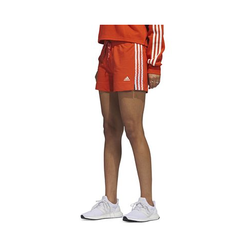 Adidas Womens Sport Woven 3-Stripe Shorts