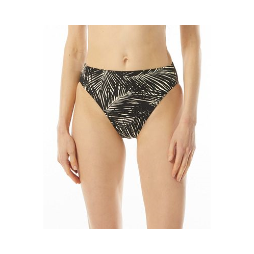 Michael Kors Womens High-Waist High-Cut Bikini Bottoms