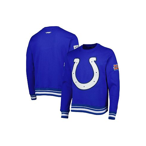 Pro Standard Mens Royal Indianapolis Colts Mash Up Pullover Sweatshirt