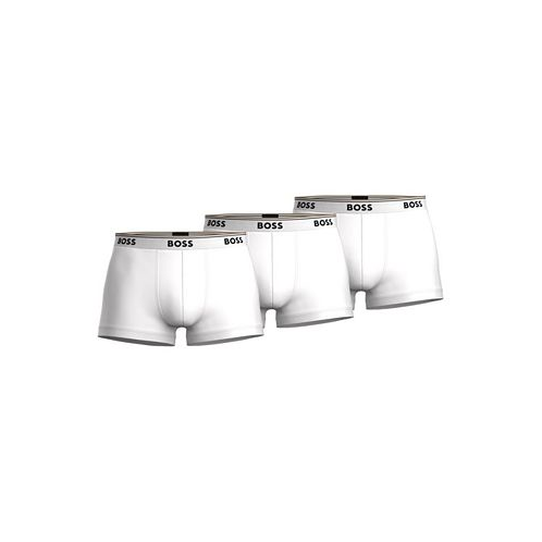 Hugo Boss Mens Power 3-Pk. Trunk Underwear