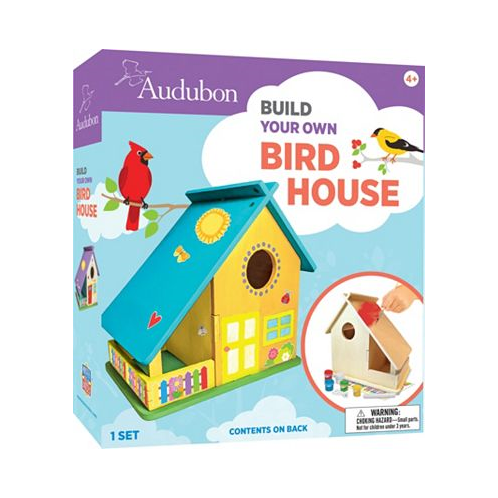 MasterPieces Puzzles Works of Ahhh... aft Set - Audubon Bird House Buildable Wood Paint Kit