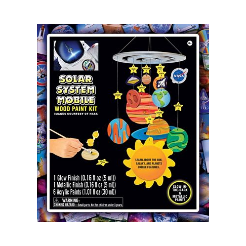MasterPieces Puzzles Works of Ahhh... aft Set - NASA Solar System Mobile Wood Paint Kit