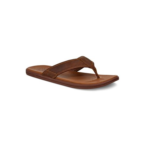 UGG Mens Seaside Leather Lightweight Flip-Flop Sandal