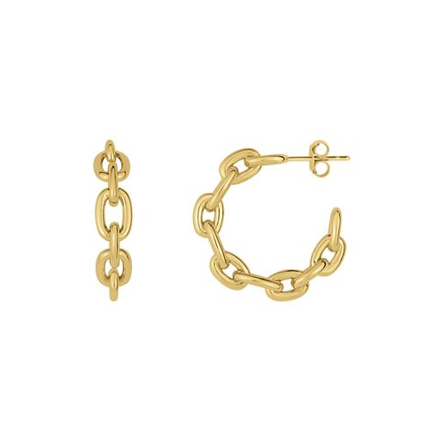 And Now This 18K Gold Plated Hoop Earring