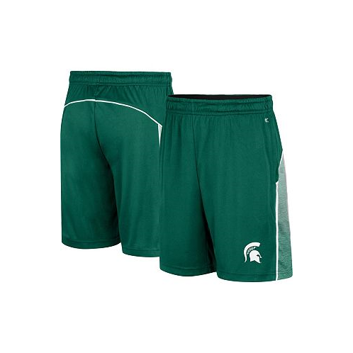 Colosseum Youth Boys and Girls Green Michigan State Spartans Max Shorts