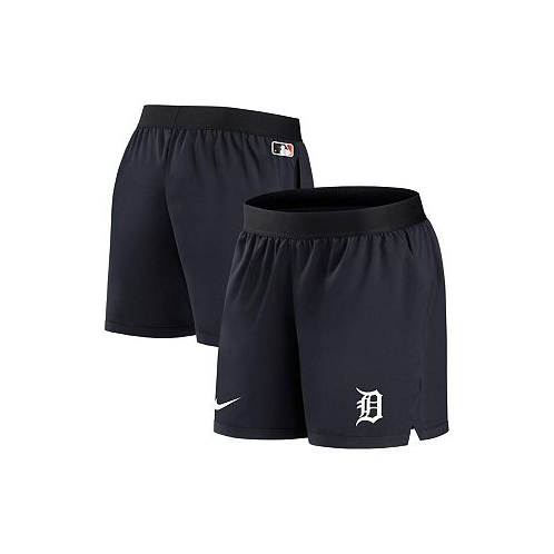 Nike Womens Navy Detroit Tigers Authentic Collection Team Performance Shorts