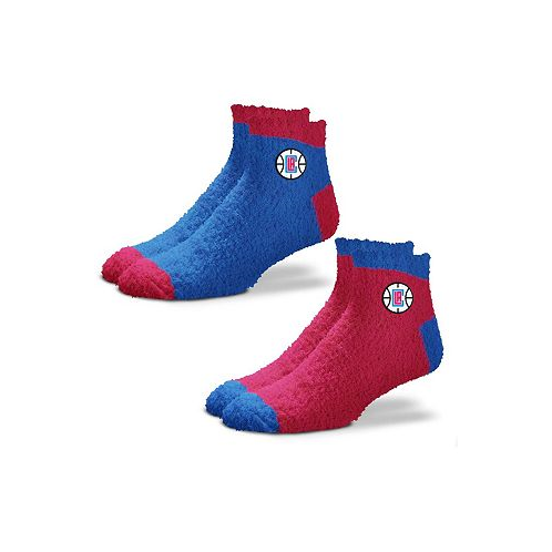 For Bare Feet Womens LA Clippers 2-Pack Team Sleep Soft Socks