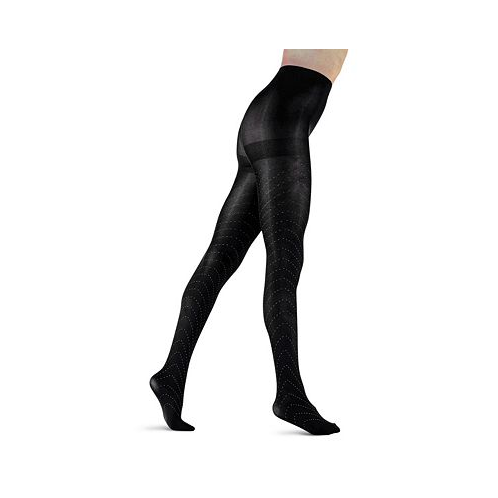 LECHERY Womens European Made Dotted Ring Tights