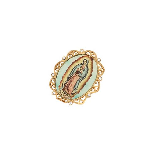 2028 Enamel Our Lady of Guadalupe Oval Pin
