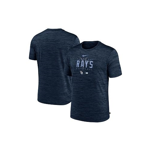 Nike Mens Navy Tampa Bay Rays Authentic Collection Velocity Performance Practice T-shirt