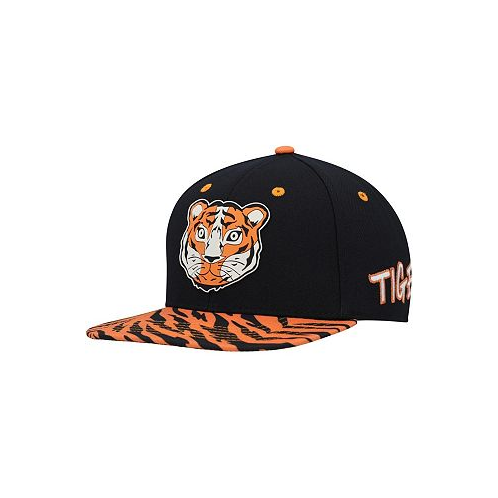Big Boys and Girls Black Explore Tiger Snapback Hat