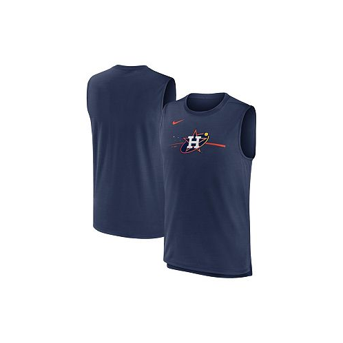 Nike Mens Navy Houston Astros City Connect Muscle Tank Top