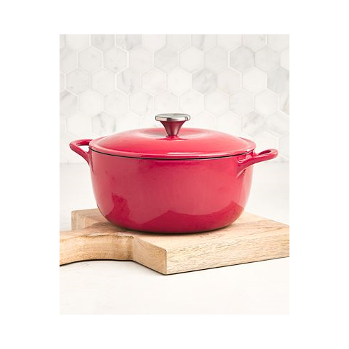 The Cellar Enameled Cast Iron 6-Qt. Round Dutch Oven